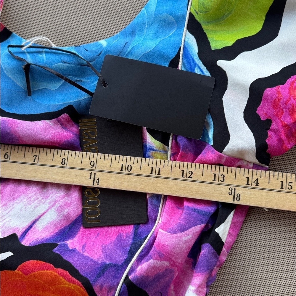 Roberto Cavalli NWT Floral Print Dress IT 40 (US 4–6) – Rare Style RPT910 SS908 - Picture 12 of 12